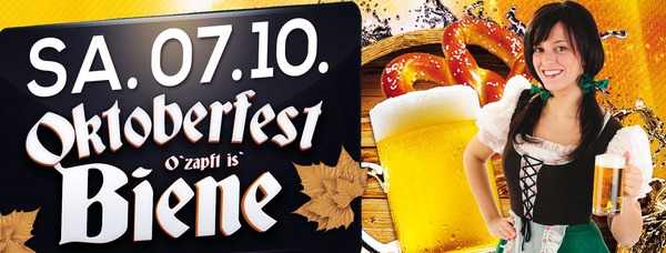 Party Flyer: Oktoberfest Biene am 07.10.2017 in Lingen (Ems)